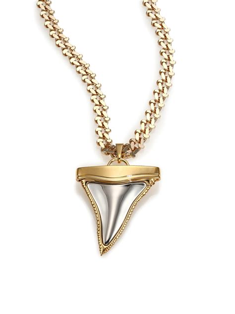 large givenchy shark tooth necklace|Givenchy Large Shark Tooth Pendant Necklace .